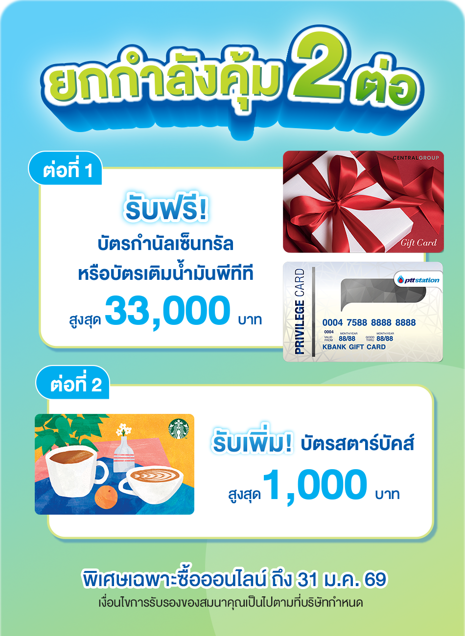 ยกกำลังคุ้ม 2 ต่อ